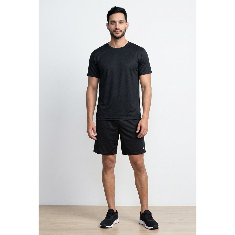 Old Navy Active Mens Go-Dry Mesh Athletic Shorts Black Size L 550998-00-1 NWT - Picture 6 of 6